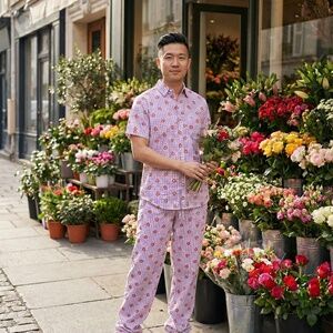 Lipstick on Plaid Set